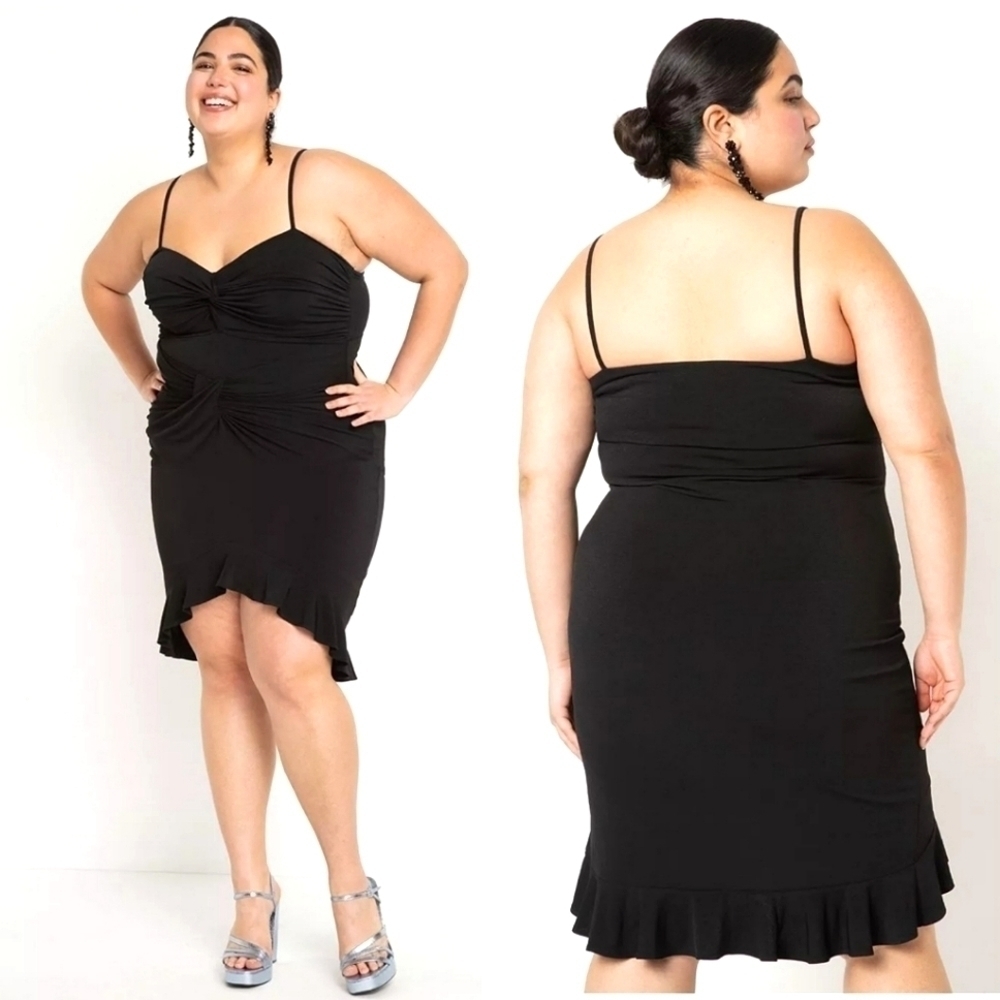 NWT ELOQUII BACK HIGH LOW DRESS SIZE WOMEN'S 18